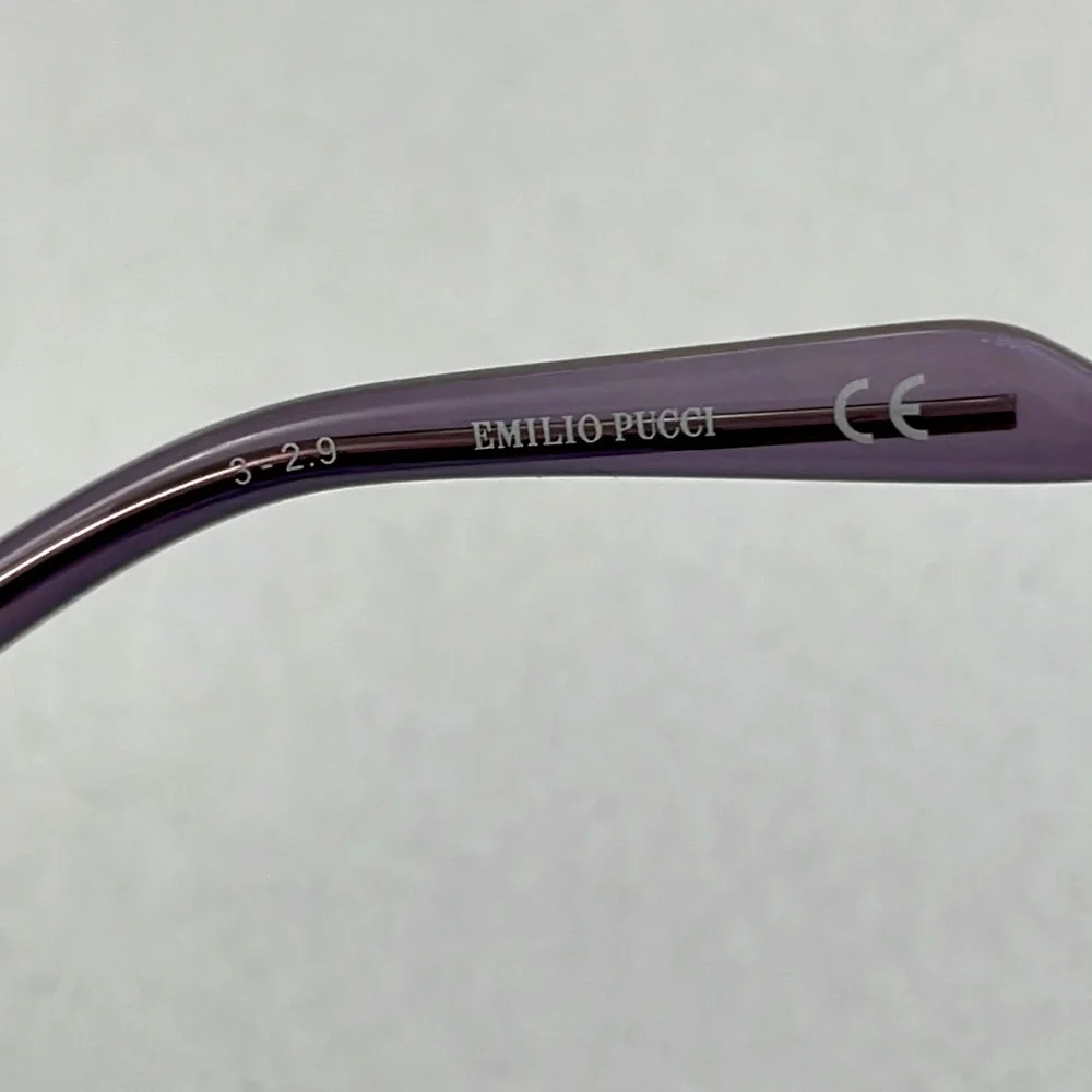 NEW Emilio Pucci Glasses with Case and Lens Cloth